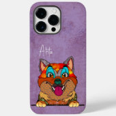Akita Ugly Face Case-Mate iPhone Hülle (Rückseite)