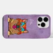 Akita Ugly Face iPhone Hülle (Rückseite (Horizontal))