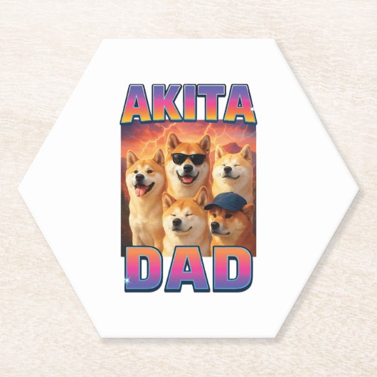 Akita Untersetzer (Vorderseite)