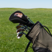 Akita USA Flag Golf Headcover (In SItu)