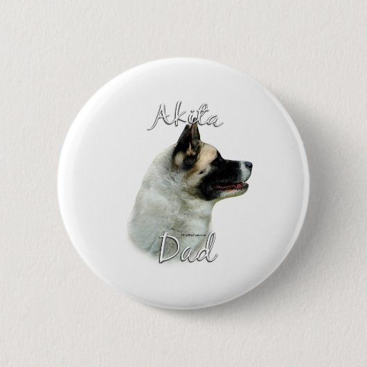 Akita Vater 2 Button (Vorderseite)
