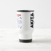 Akita-Vater 2 Reisebecher (Mittel)