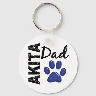 Akita-Vater 2 Schlüsselanhänger