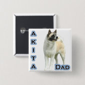 Akita Vater 4 Button (Vorne & Hinten)