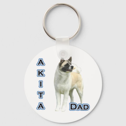 Akita Vater 4 - Schlüsselanhänger (Vorderseite)