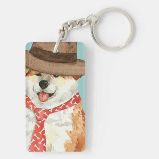 Akita Vater Schlüsselanhänger (Rückseite)