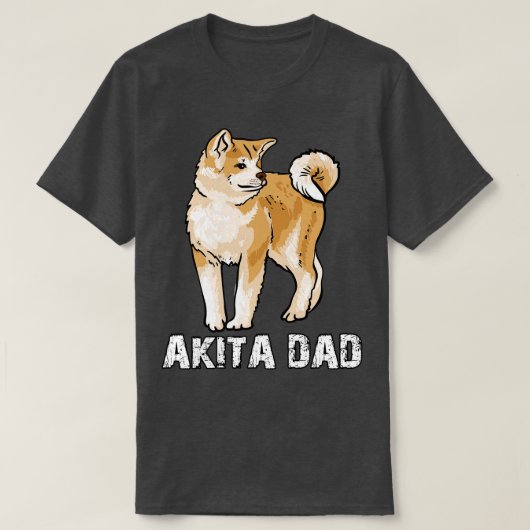 Akita Vater T-Shirt (Design vorne)