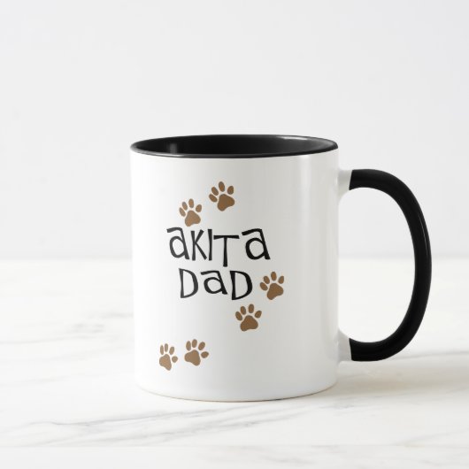Akita-Vater Tasse (Rechts)