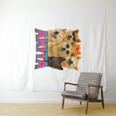 Akita wandteppich (Beispiel (Horizontal))