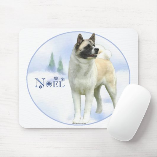 Akita Weihnachten Mousepad (Mit Mouse)