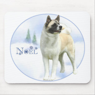 Akita Weihnachten Mousepad