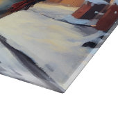 Akita Weihnachtsfeiertage Schneidebrett (Ecke)