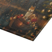 Akita Weihnachtsfest Reise Schneidebrett (Ecke)