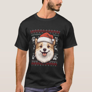 Akita Weihnachtsmannmütze Weihnachten Funny Dog Ma T-Shirt