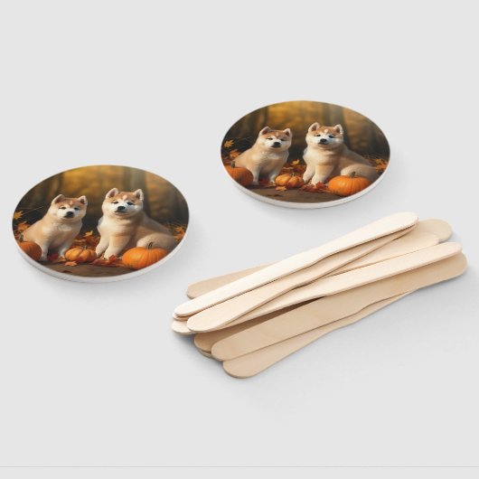 Akita Welppy Autumn Delight Pumpkin Fächer (Non-assembled)