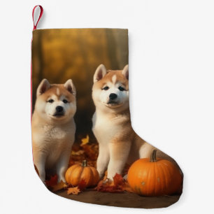 Akita Welppy Autumn Delight Pumpkin Kleiner Weihnachtsstrumpf