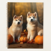 Akita Welppy Autumn Delight Pumpkin Planer (Vorderseite)