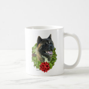 Akita Wreath Kaffeetasse
