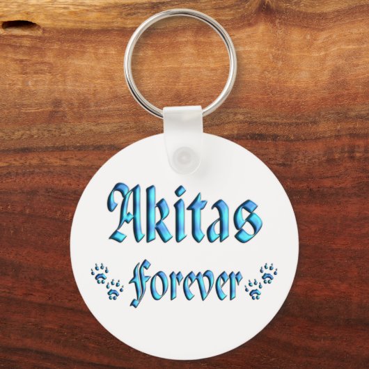 Akitas Forever Schlüsselanhänger (Vorderseite)