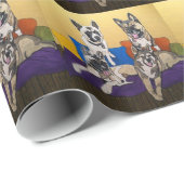 Akitas Geschenkpapier (Rolleneckpunkt)