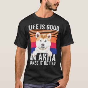 Akitas machen dein Leben gut Vintage T-Shirt