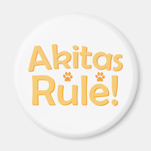 Akitas-Regel! Magnet