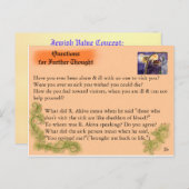 Akiva besucht den Ausgestoßenen Postkarte (Vorne/Hinten)