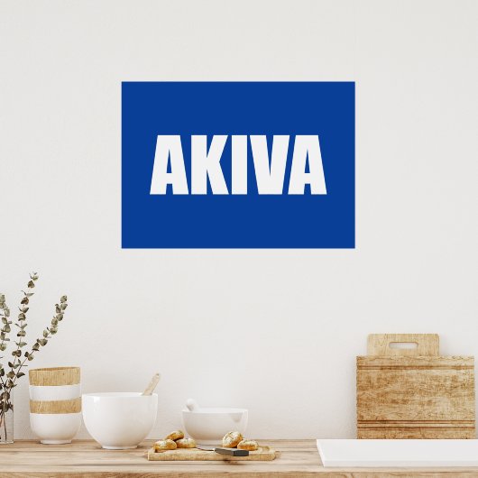 Akiva Poster (Küche)