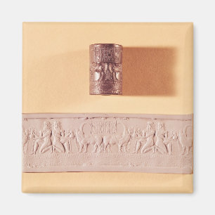 Akkadian Zylinder-Siegel und -eindruck Magnet