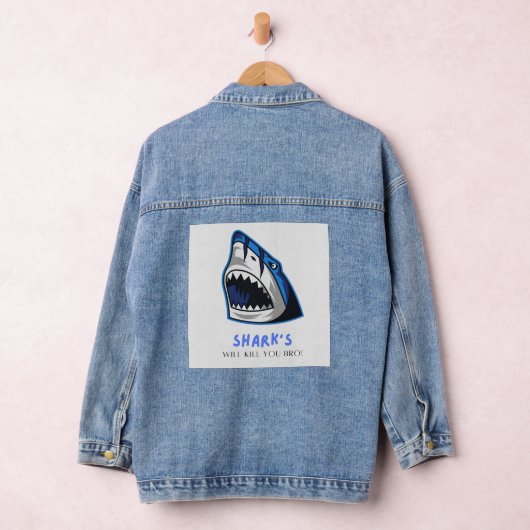 AKKEN WERDEN DICH BRO... FUNNY QUOTE JEANSJACKE (Hangar)