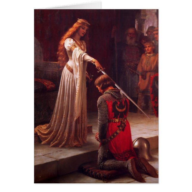 Akkolade, Edmund Blair Leighton (Vorne)