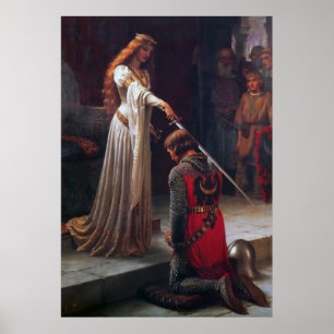 Akkolade - Edmund Blair Leighton Poster