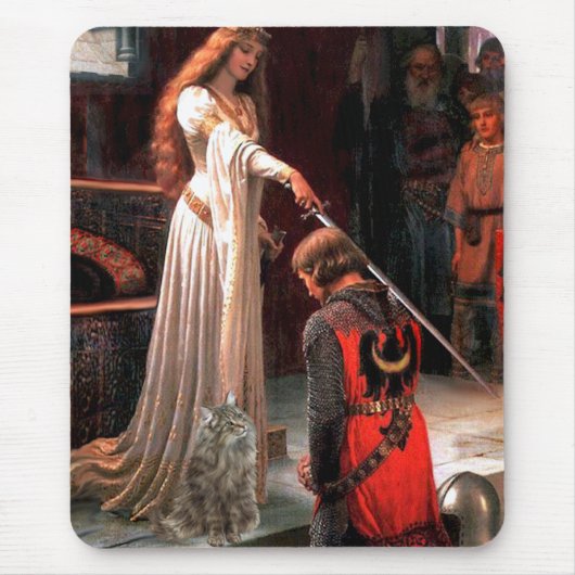 Akkolade — Norwegische Waldkatze Mousepad (Vorne)