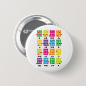 Akkord-Betrüger-T-Shirt-Weiß Button (Vorne & Hinten)