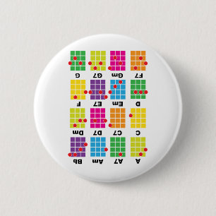 Akkord-Betrüger-T-Shirt-Weiß Button