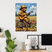 Akkorde auf dem Lande: Bärenradmarmelade Poster (Heimbüro)