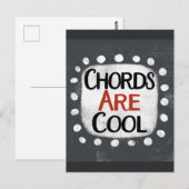 Akkorde sind Coole Postkarten (Vorne/Hinten)