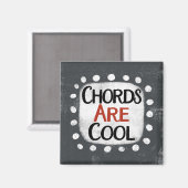 Akkorde sind Cooler Kühlschrank Magnet (Vorderseite/Rückseite)