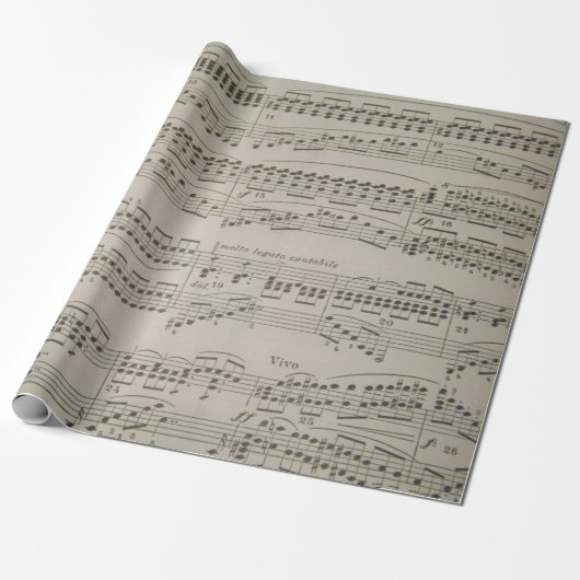 Akkorde und Arpeggios Geschenkpapier (Ungerollt)