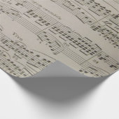 Akkorde und Arpeggios Geschenkpapier (Ecke)