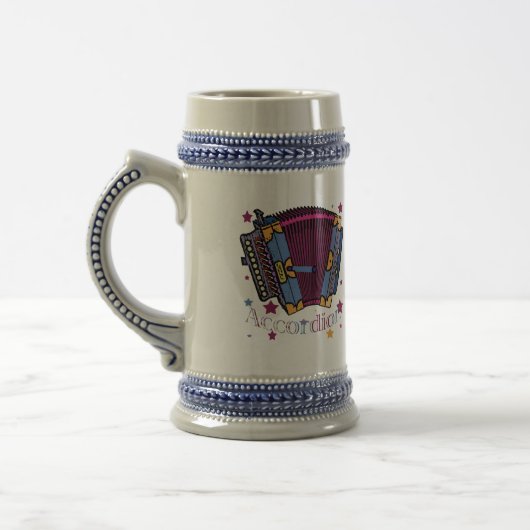 Akkordeon Bierglas (Links)