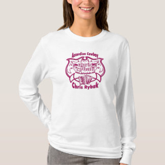 Akkordeon-Cowboy-Logo - FUCHSIE T-Shirt