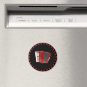 Akkordeon: Die rote Akkordeon Magnet (In Situ (Geschirrspüler))