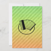 Akkordeon Einladung (Rückseite)