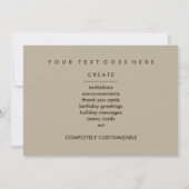 Akkordeon Einladung (Rückseite)