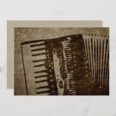 Akkordeon Einladung (Vorne/Hinten)