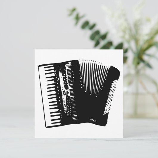 Akkordeon Einladung (Stehend Vorderseite)