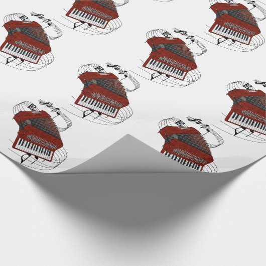 Akkordeon Geschenkpapier (Ecke)