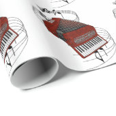 Akkordeon Geschenkpapier (Rolleneckpunkt)