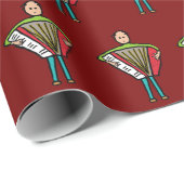 Akkordeon Geschenkpapier (Rolleneckpunkt)